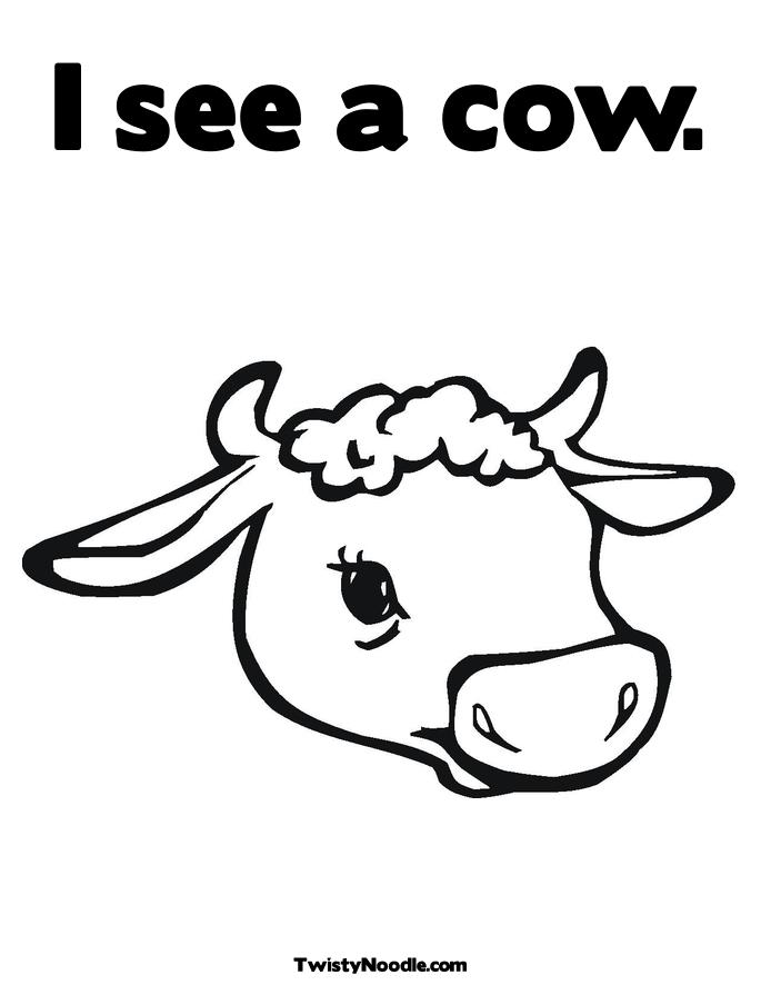 Coloring Pages Cow