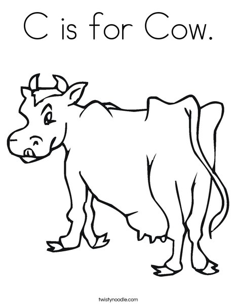 c is for cowboy coloring pages - photo #13