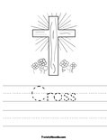 Cross Worksheet