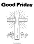 Good FridayColoring Page