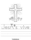 Jesús vive Worksheet