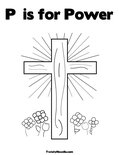 P  is for PowerColoring Page