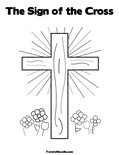 The Sign of the CrossColoring Page