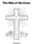 The Way of the CrossColoring Page