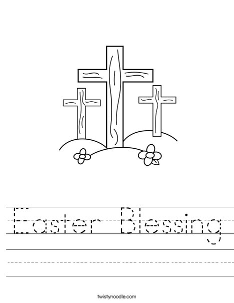Crosses on a Hill Worksheet