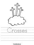 Crosses Worksheet