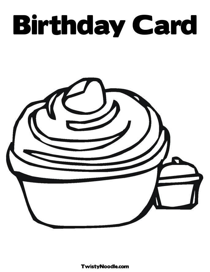 Birthday Colouring Cards