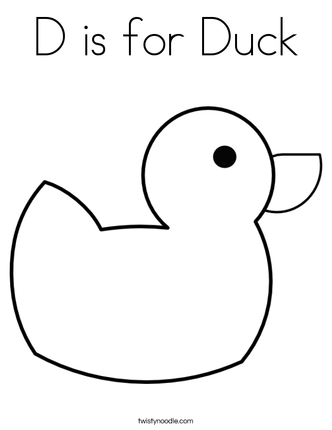 ducks Colouring Pages