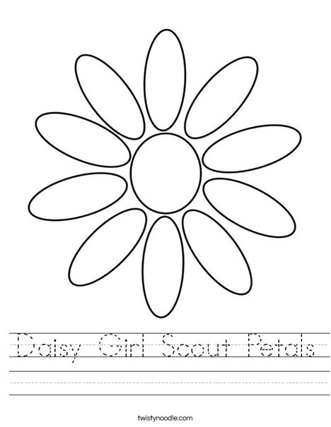 daisy petal coloring pages - photo #28