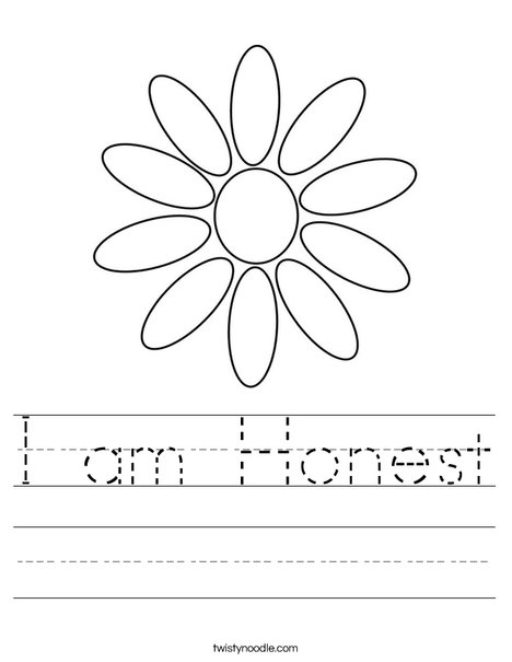 i can be honest coloring pages - photo #6