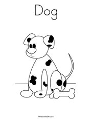 Dalmatian Coloring Page