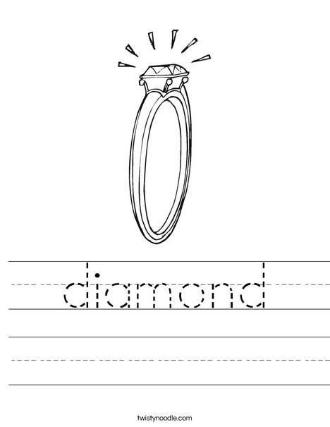 diamond Worksheet - Twisty Noodle