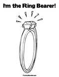I'm the Ring Bearer!Coloring Page
