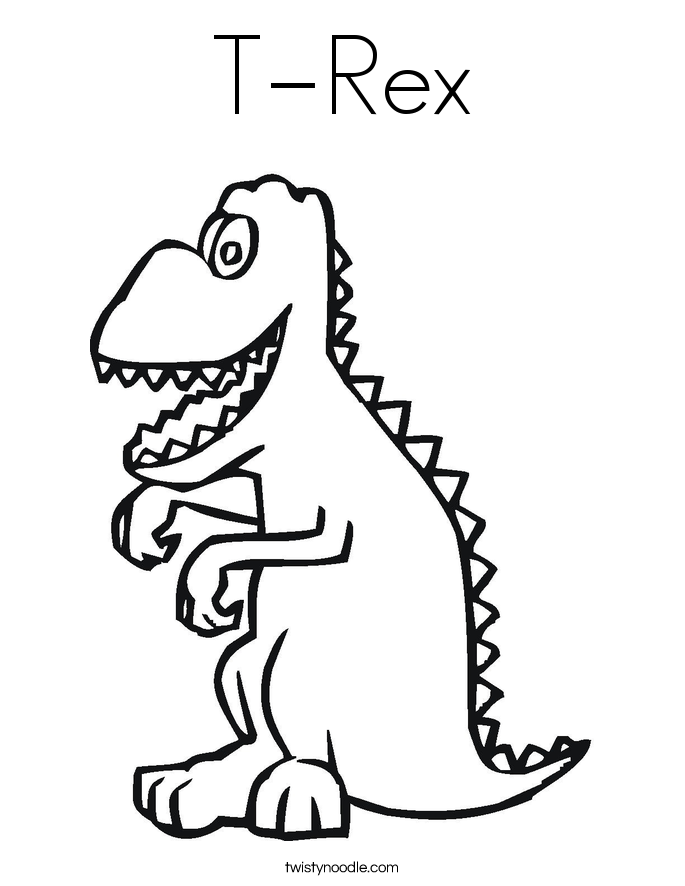 t rex coloring pages - photo #39