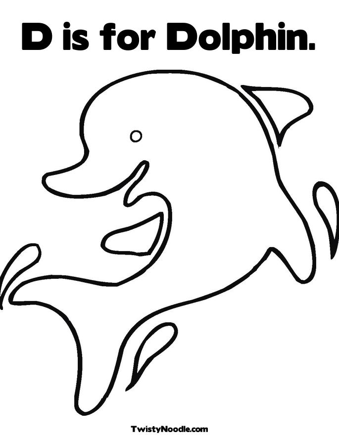 Dolphin Colouring Pages