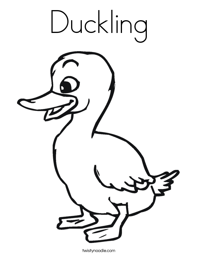 baby duck coloring pages - photo #27
