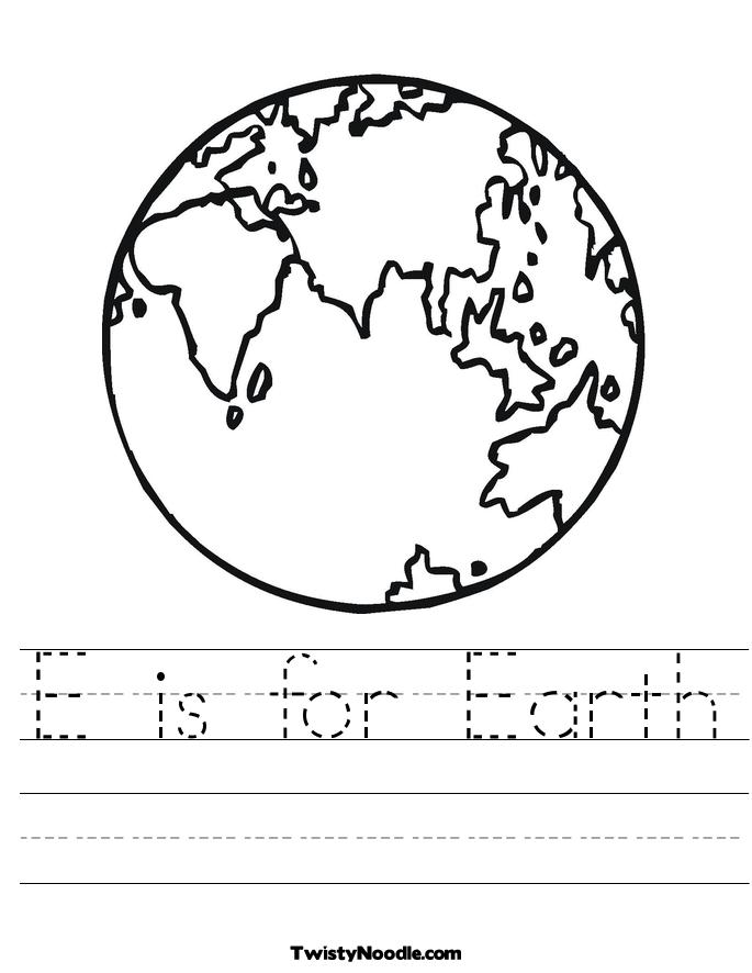 Earth Worksheets
