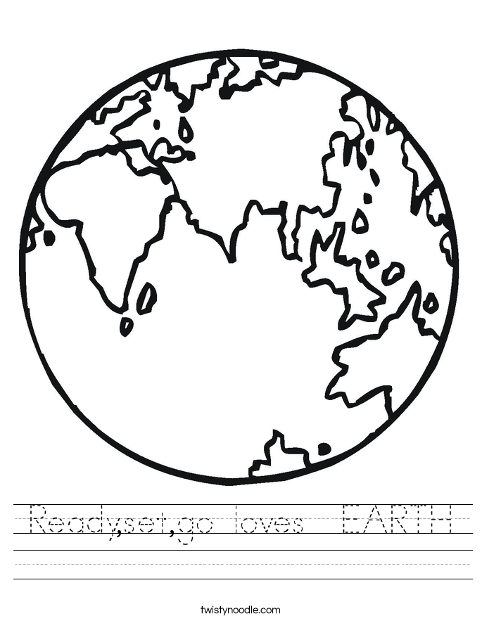 Worksheets Earth Worksheet readysetgo loves earth worksheet twisty noodle worksheet