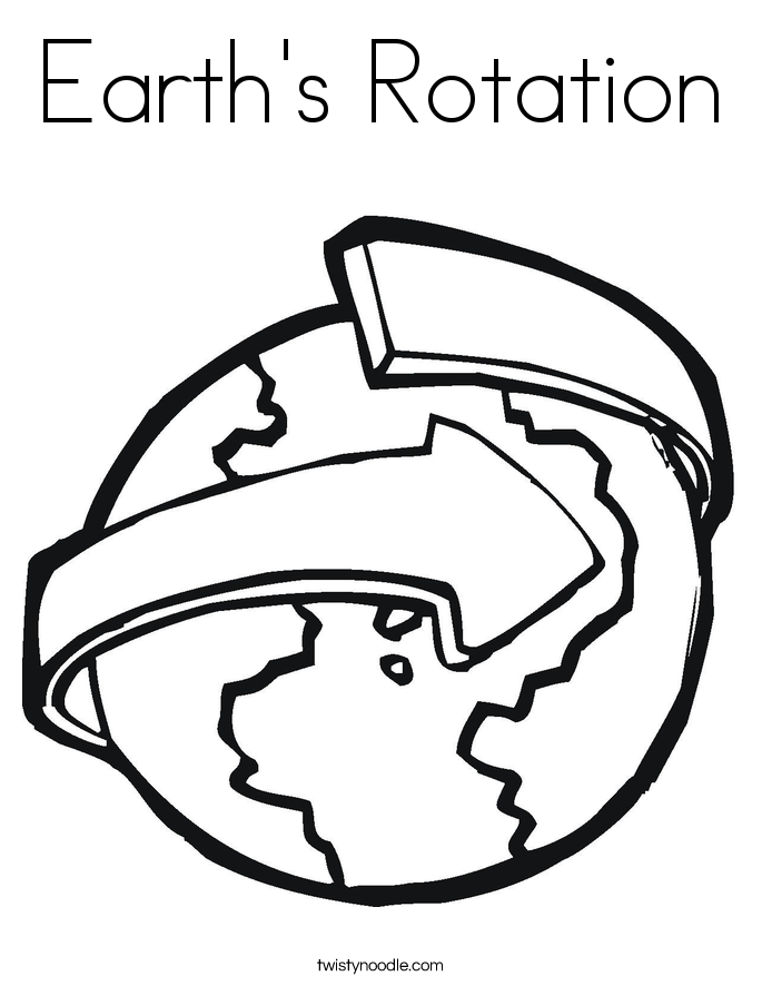 Earth Rotation Coloring Pages | rotation astronomy page 4 pics about space Earth Rotation Coloring Pages | rotation astronomy page 4 pics about space