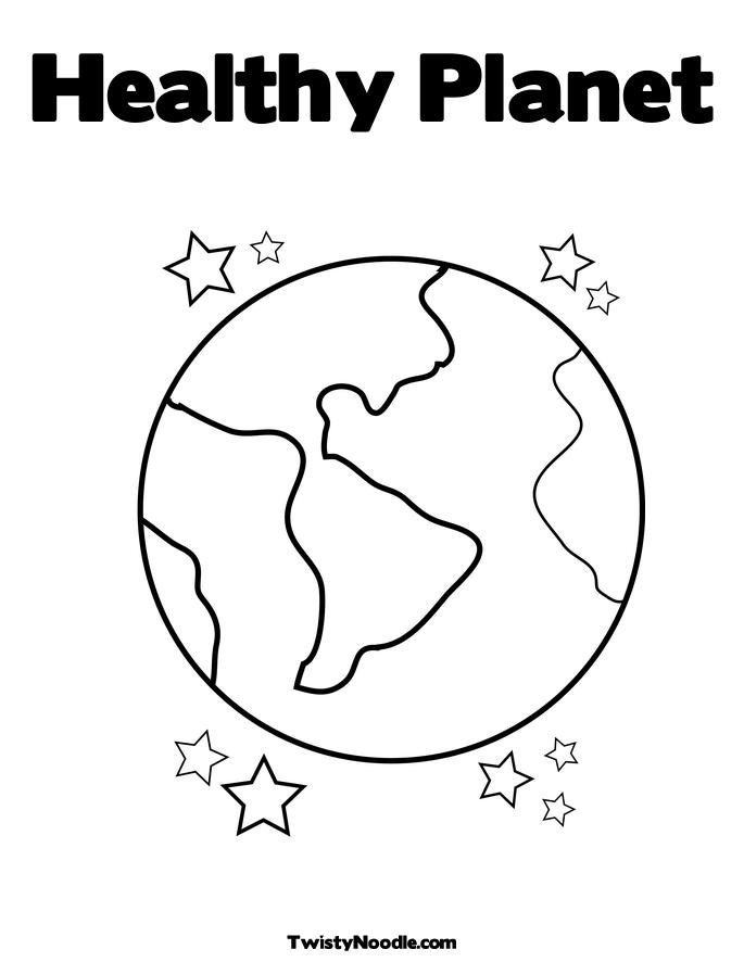 Planet Colouring Sheets