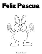 Feliz Pascua Coloring Page