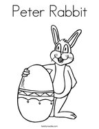 Peter Rabbit Coloring Page
