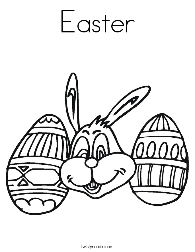 Easter coloring contest pages