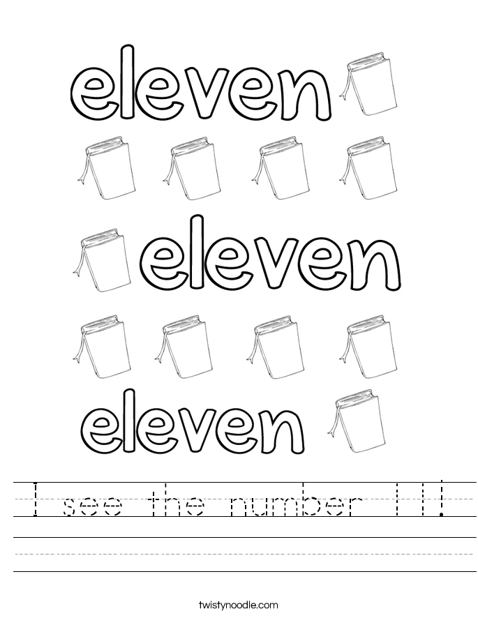 i-see-the-number-11-worksheet-twisty-noodle