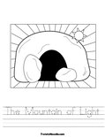 The Mountain of Light Worksheet