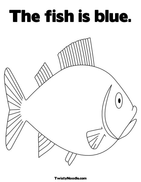 Fish Skeleton Coloring Pages