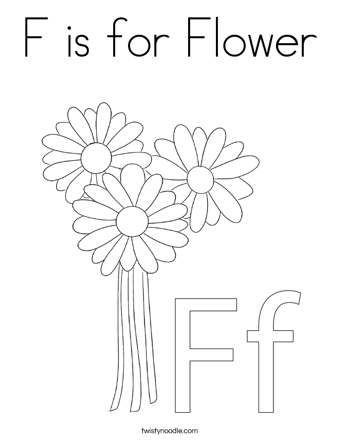 f coloring pages - photo #30