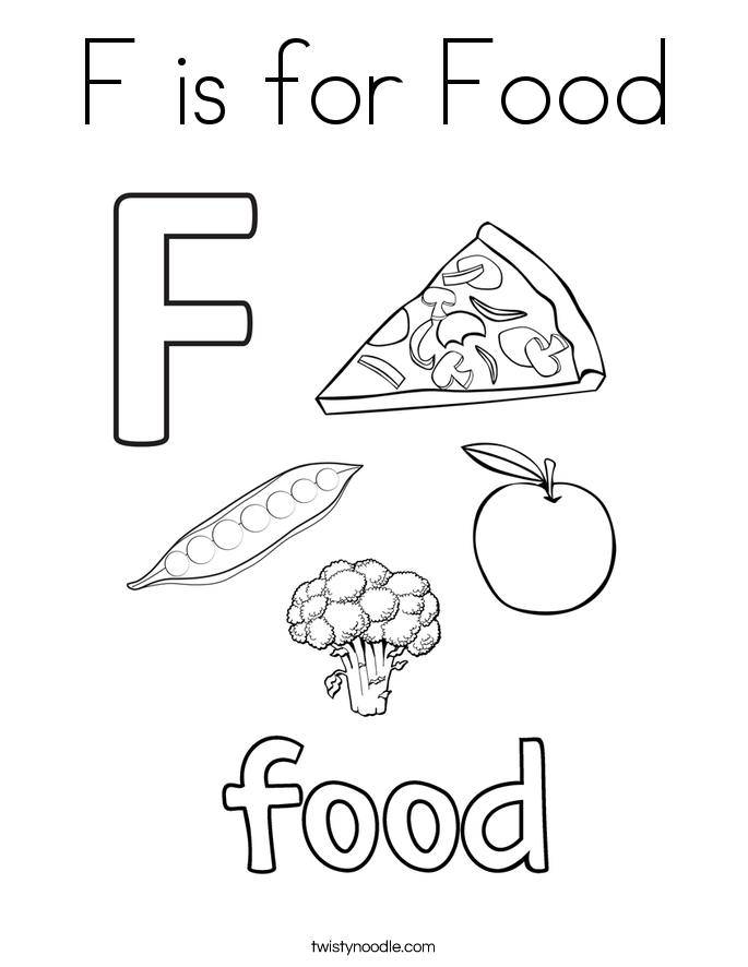 f is for food coloring page twisty noodle f is for food coloring page twisty noodle