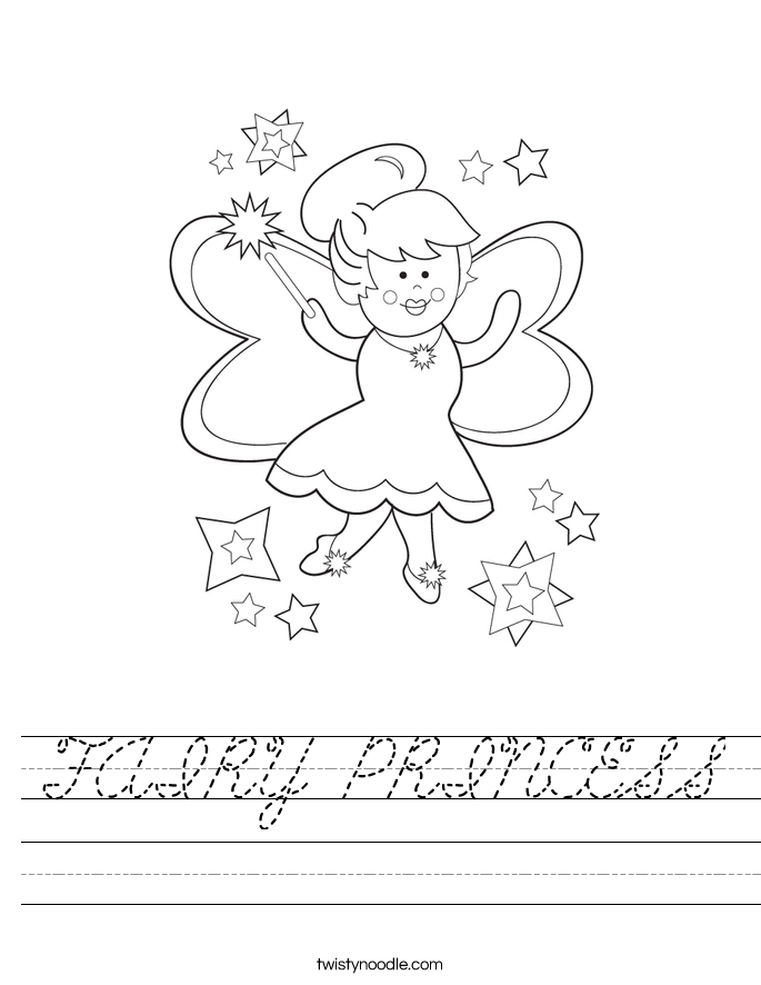 fairy-princess-worksheet-cursive-twisty-noodle