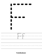Ff Handwriting Sheet