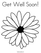 Get Well Soon Coloring Page