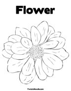 Flower Coloring Page