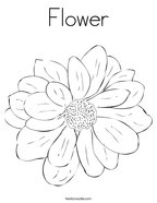 Flower Coloring Page