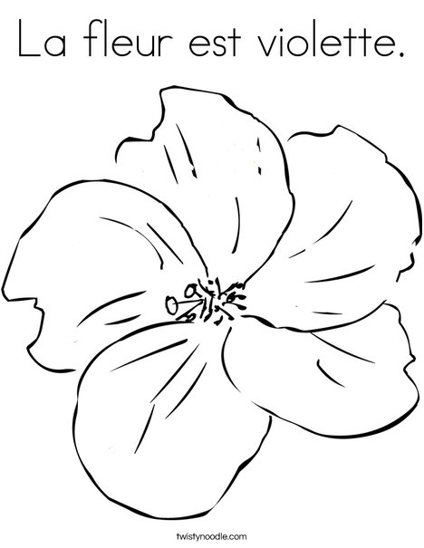i love flowers coloring page