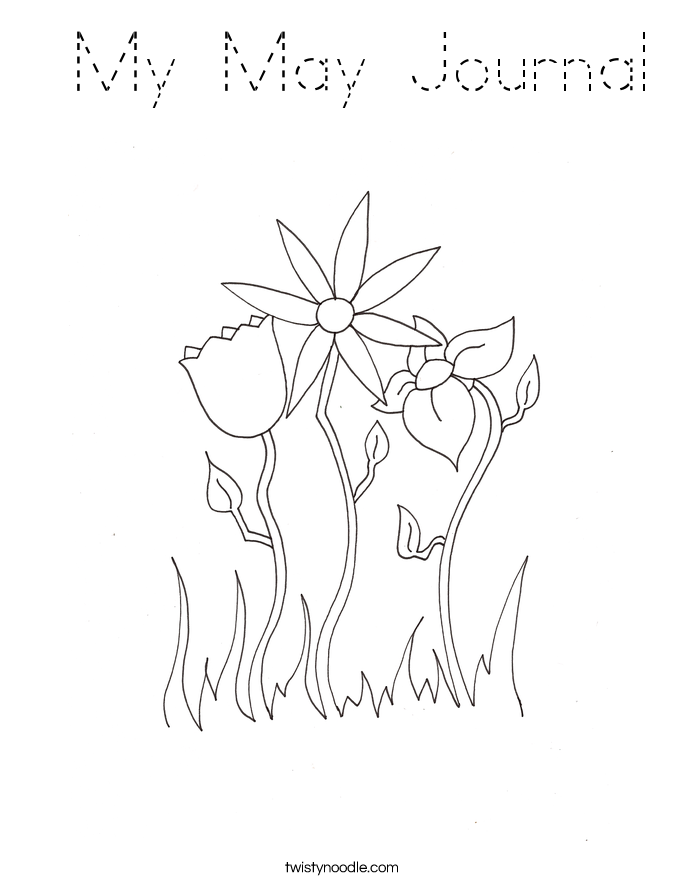 may flower coloring pages - photo #31