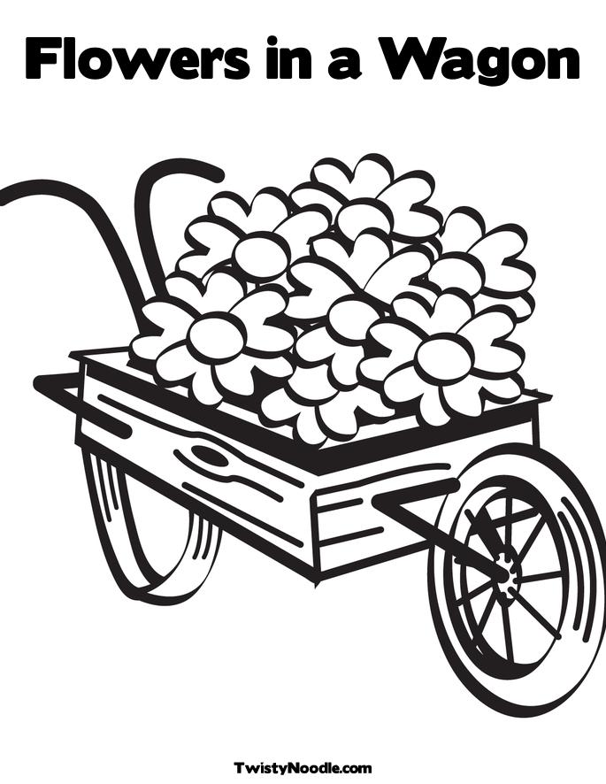 wagon train coloring pages - photo #44