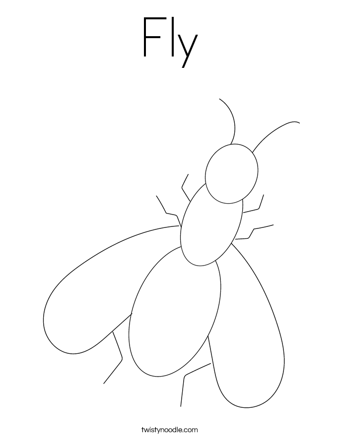 g708 color fly coloring pages - photo #4
