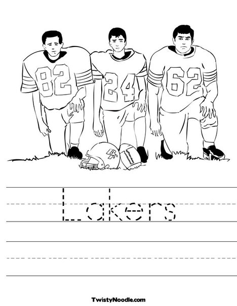 Lakers Coloring Pages
