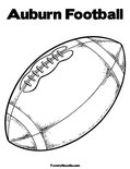 Auburn FootballColoring Page