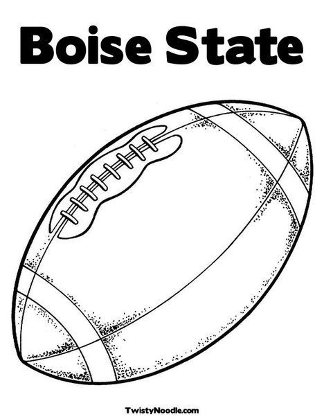 Football Coloring Page