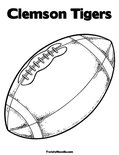 Clemson TigersColoring Page