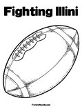 Fighting IlliniColoring Page