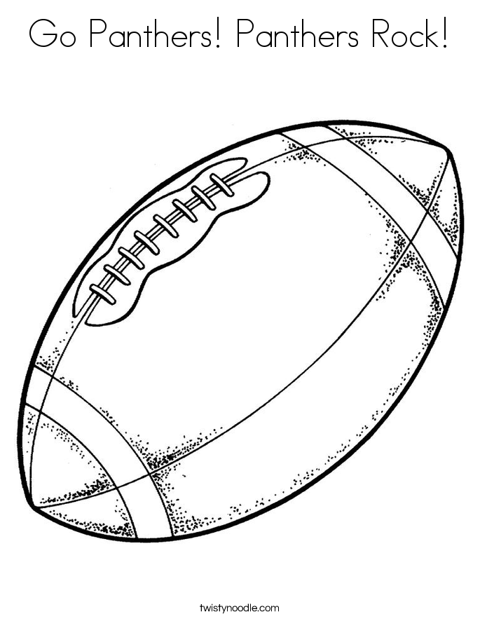 panthers football coloring pages - photo #28