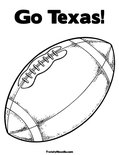 Go Texas!Coloring Page