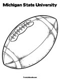 Michigan State UniversityColoring Page