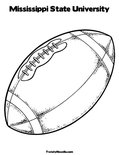 Mississippi State UniversityColoring Page